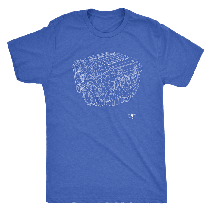 Engine Blueprint Series LT1 Corvette T-shirt and Hoodie