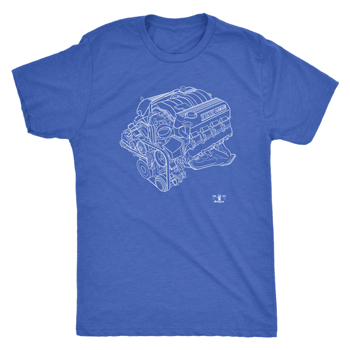 Engine Blueprint Illustration Series like a Hemi 392 6.4L