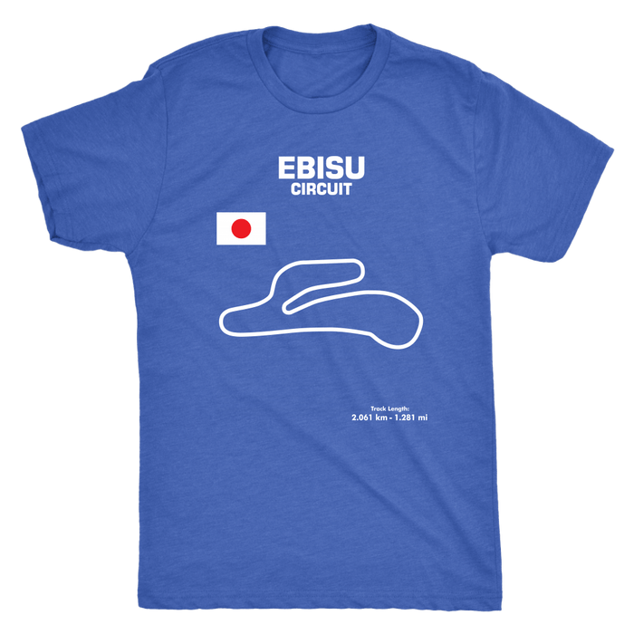 Ebisu Circuit Japan Race Track Outline Series t-shirt or Hoodie