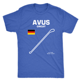 Avus Circuit Germany Race Track Outline Series T-shirt and Hoodie