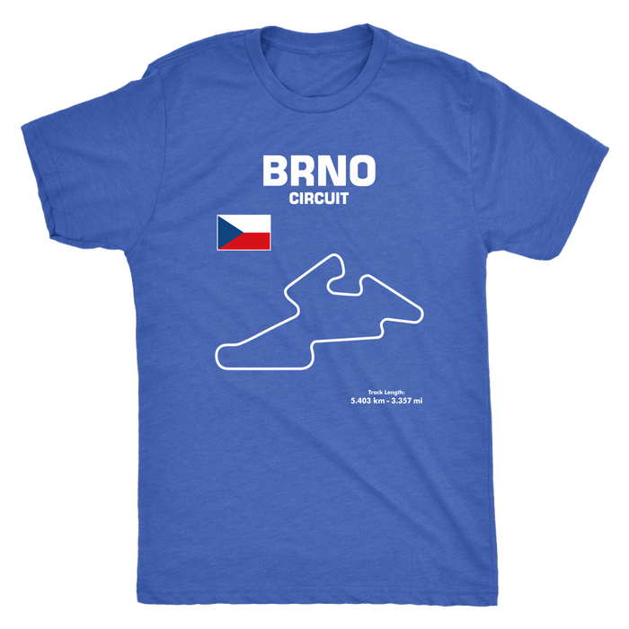 BRNO Circuit Czech Republic Track Outline Series T-shirt and Hoodie