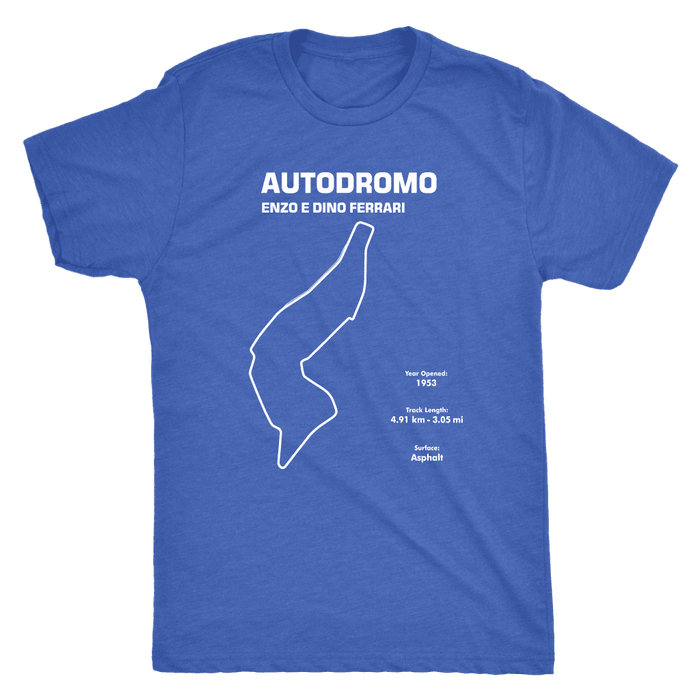 Autodromo Enzo e Dino Ferrari aka Imola Track Outline Series T-shirt