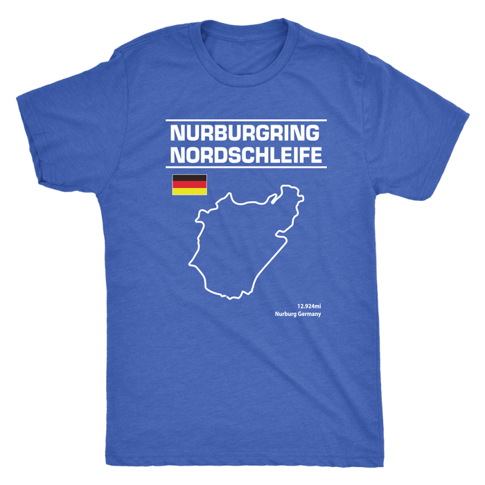 Nurburgring Nordschleife Track Outline Series shirt and hoodie