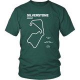 Silverstone Circuit Race Track Outline Series T-shirt