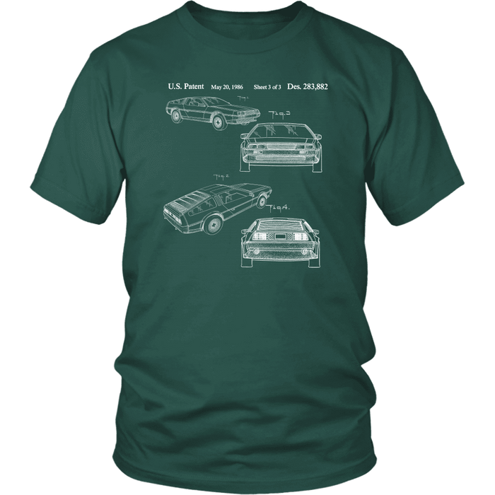 Delorean Patent Design DMC-12 sweatshirt