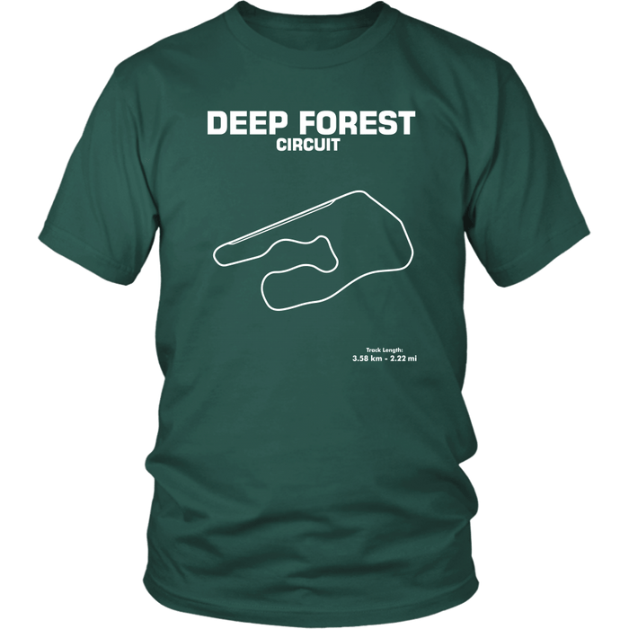 DF Circuit raceway track outline series t-shirt or hoodie