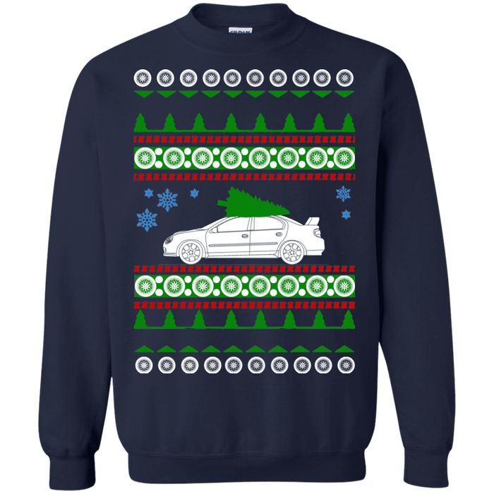 american car or truck like a  Neon SRT-4 Ugly Christmas Sweater sweatshirt