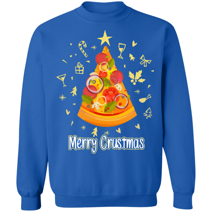 Pizza Lovers Ugly Christmas Holiday Sweater sweatshirt