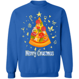 Pizza Lovers Ugly Christmas Holiday Sweater sweatshirt