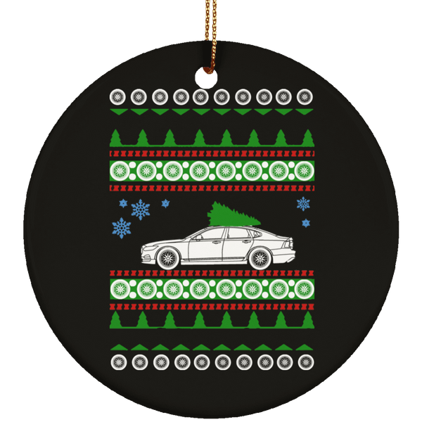 Volvo S90 Ugly Christmas Sweater Ornament