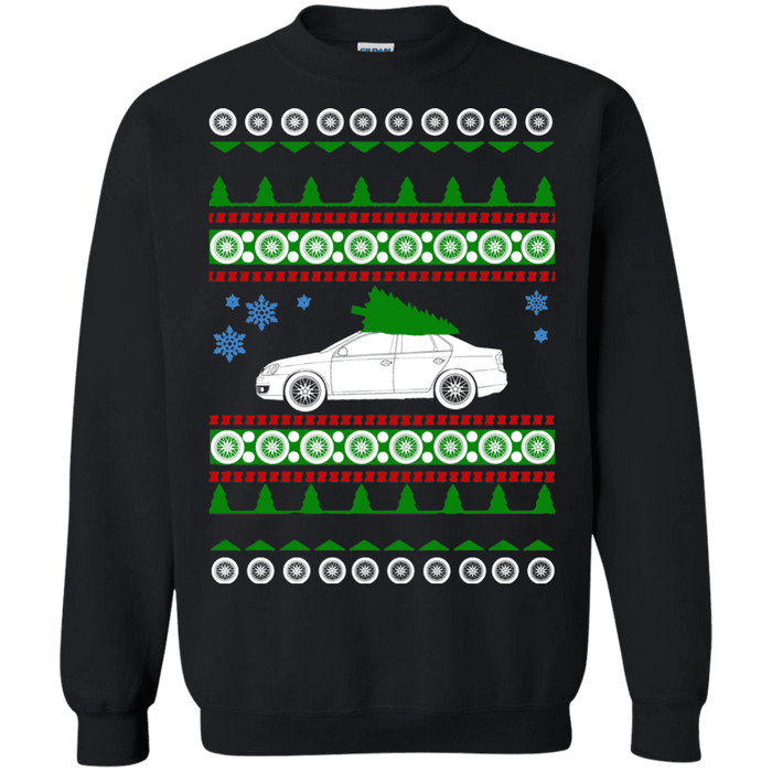 car like a Jetta Mk5 Ugly Christmas Sweater sweatshirt