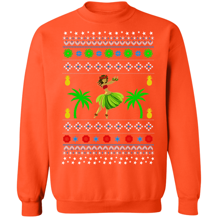 Beach Dancer Hula Ugly Christmas Sweater Sweatshirt