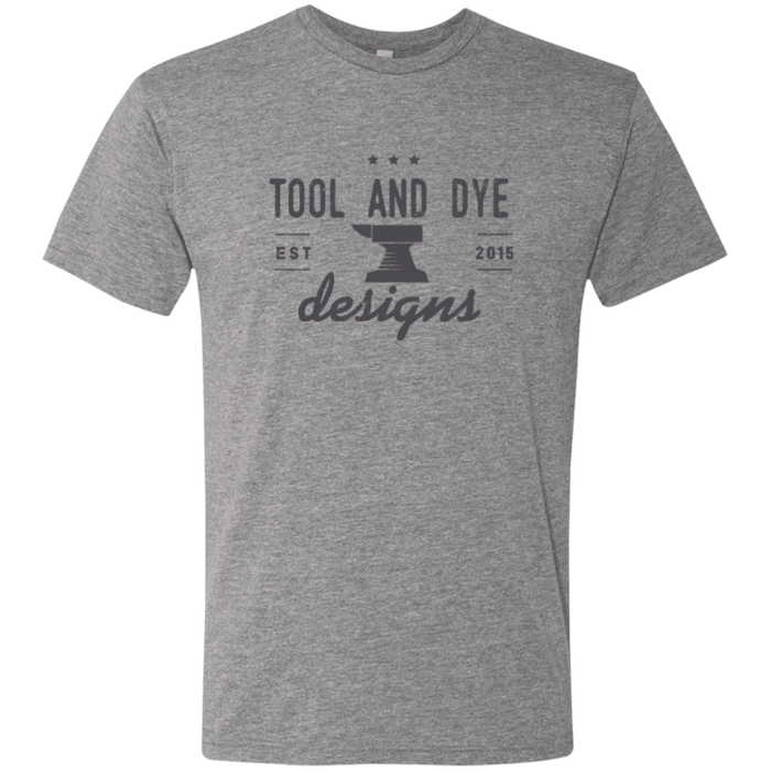 Tool and Dye Classic Anvil logo mens tri-blend