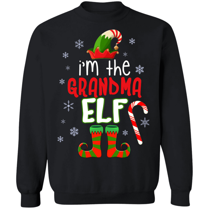 I'm the Grandma Elf Ugly Sweater Christmas sweatshirt