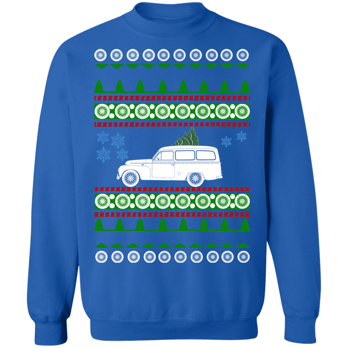 Swedish Car like a  PV445 Ugly Christmas Sweater Sweatshirt