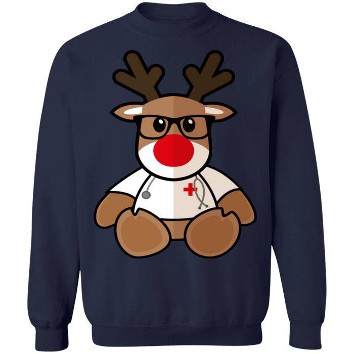 Nurse Reindeer Nursing Ugly Christmas Sweater Sweatshirt