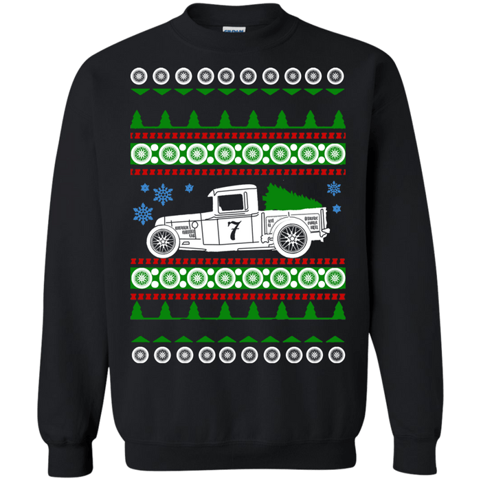 Hot Rod Truck 1932 Ford Race Car Ugly Christmas Sweater sweatshirt