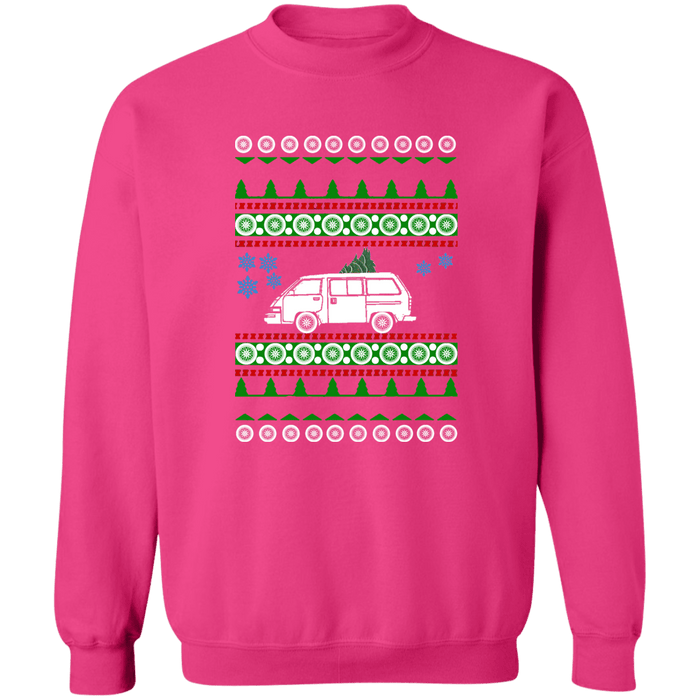 Toyota Liteace Van 1991  Ugly Christmas Sweater Sweatshirt