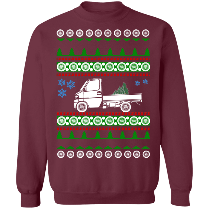 Mitsubishi Minicab Truck Ugly christmas sweater kei