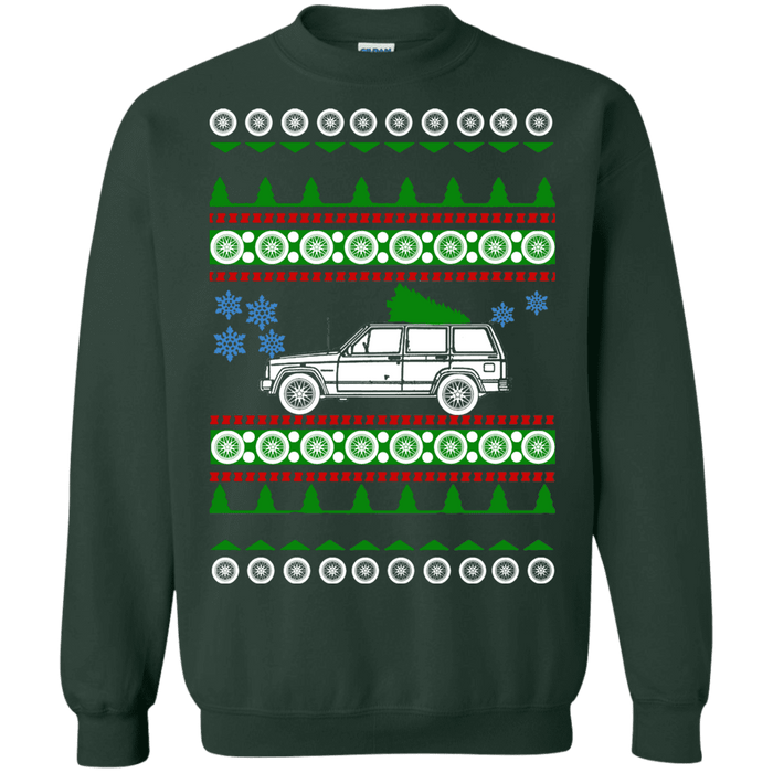 off road american vehicle Cherokee 1984 Ugly Christmas Sweater sweatshirt