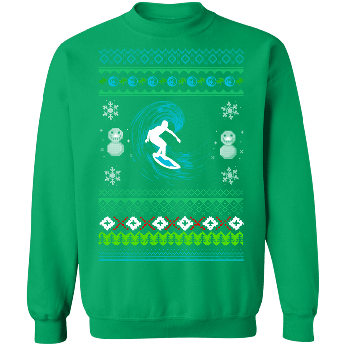 Surfer Ugly Christmas Sweater Sweatshirt