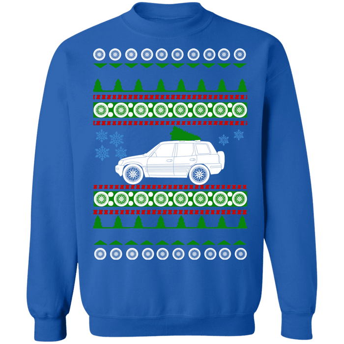 SUV Ugly Christmas Sweater RAV4 Toyota 1996 First Generation sweatshirt