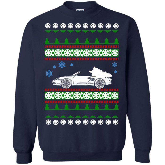 German Sports Car Porsche Boxster style Ugly Christmas Sweater sweatshirt