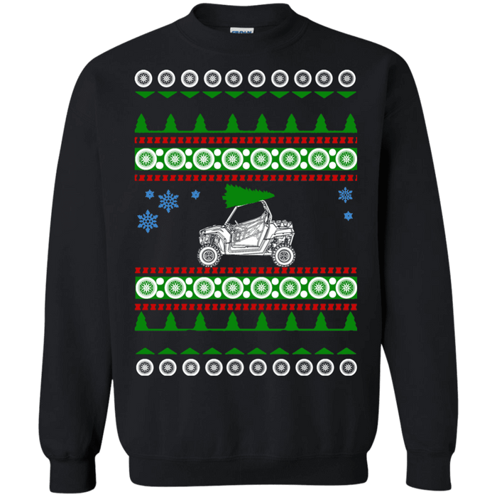 Polaris RZR ugly christmas sweater atv offroad dunes sweatshirt