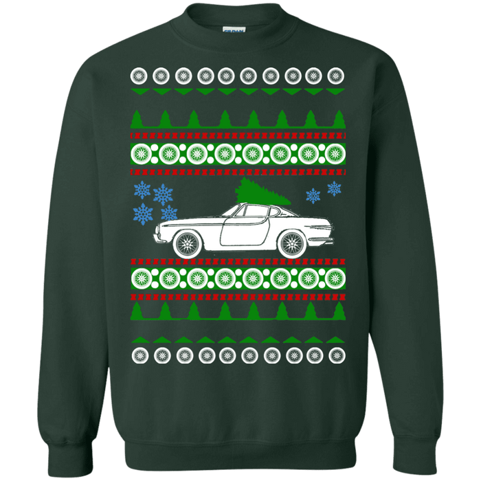 Swedish Car like a  P1800 1967 Ugly Christmas Sweater sweatshirt