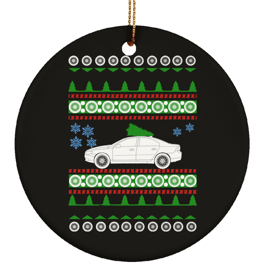 Volvo S80 second gen Ugly Christmas Sweater ornament 2008