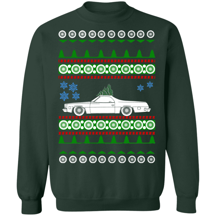 Chevy El Camino 4th gen ugly christmas sweater