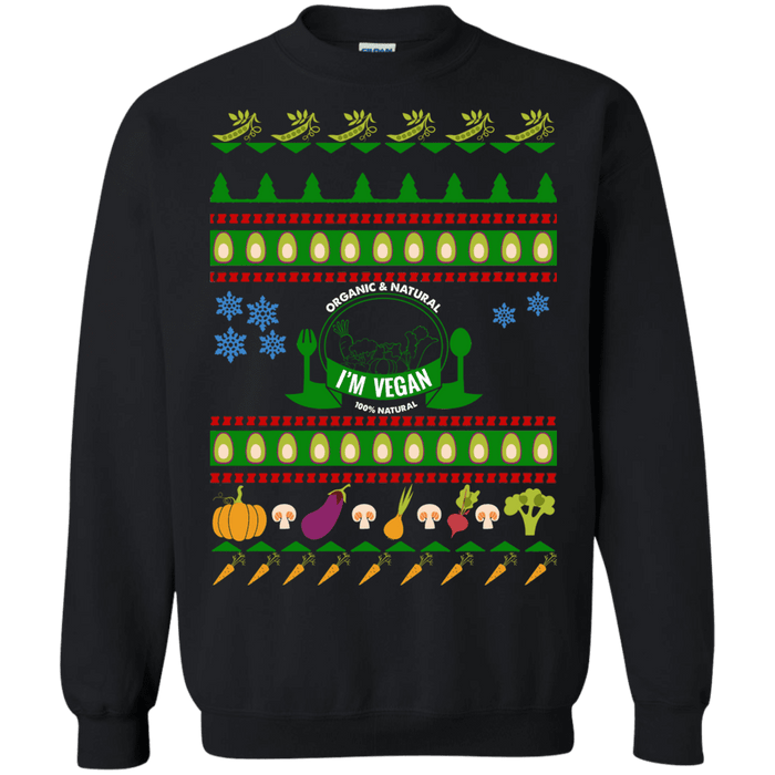 Vegan Vegetarian Ugly Christmas Sweater sweatshirt