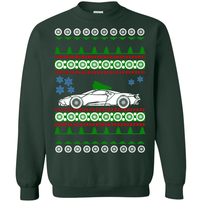 Sports Car 2017 Ford GT Ugly Christmas Sweater sweatshirt