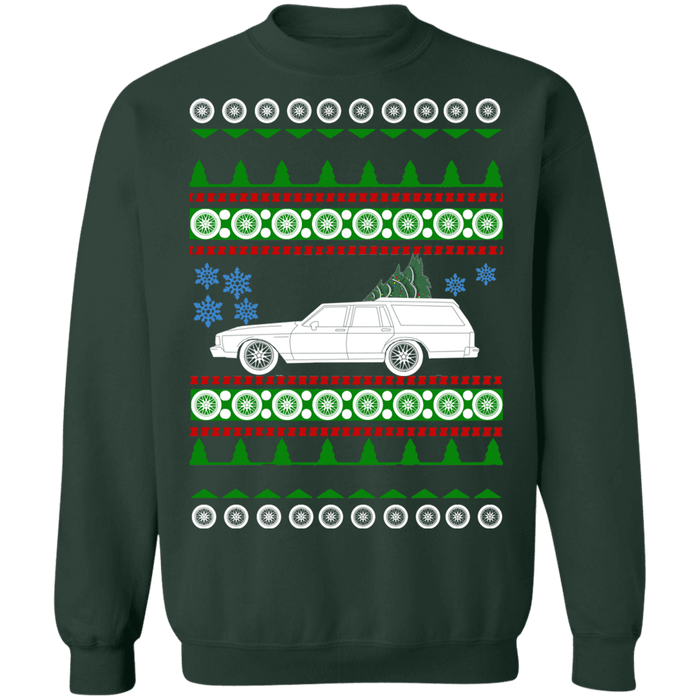 Pontiac parisienne wagon Ugly Christmas sweater sweatshirt