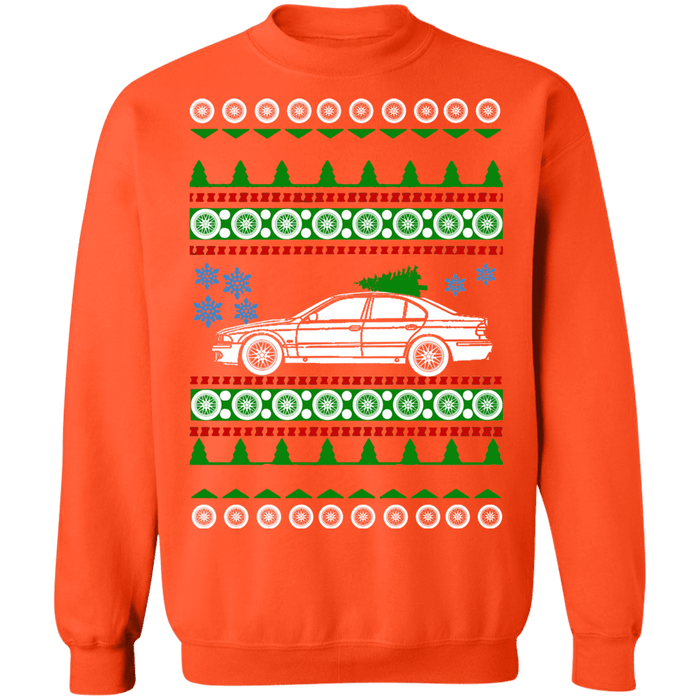 BMW E39 M5 Ugly Christmas Sweater green tree other colors