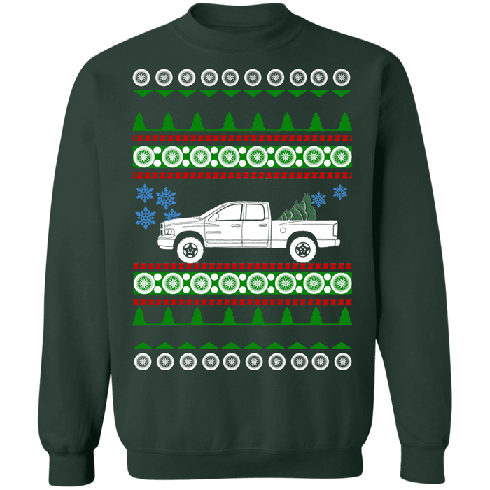 American Truck Like 2004  american car or truck like a  Ram 3500 Dually Diesel Ugly Christmas Sweater Sweatshirt