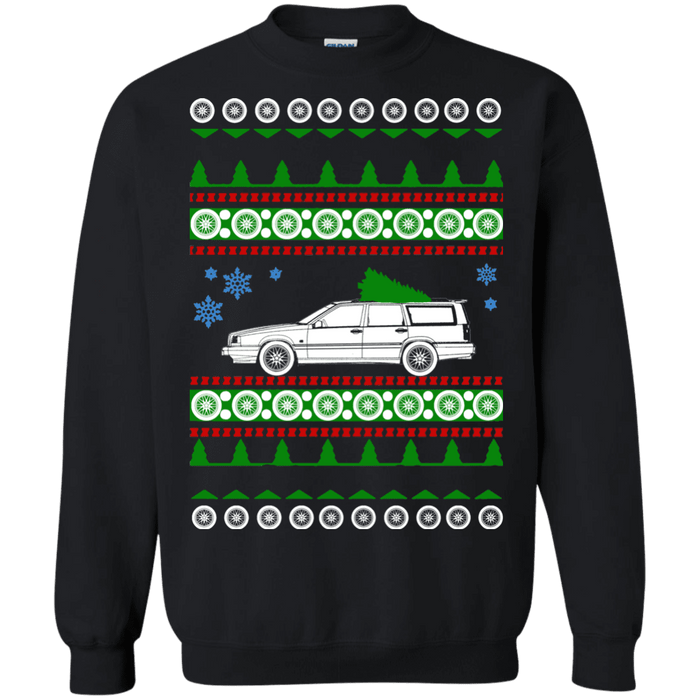 Swedish Car like a  940 Ugly Christmas Sweater 1993 sweatshirt