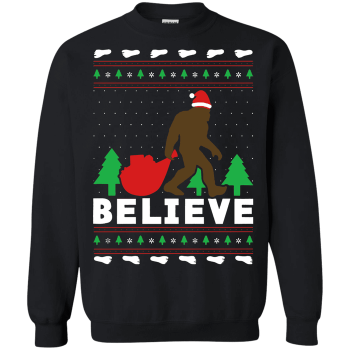 Sasquatch BigFoot Ugly Christmas Sweater sweatshirt