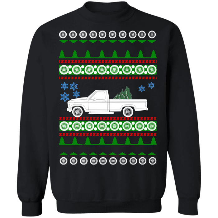 Truck 1985 Ford Ranger ugly christmas sweater sweatshirt