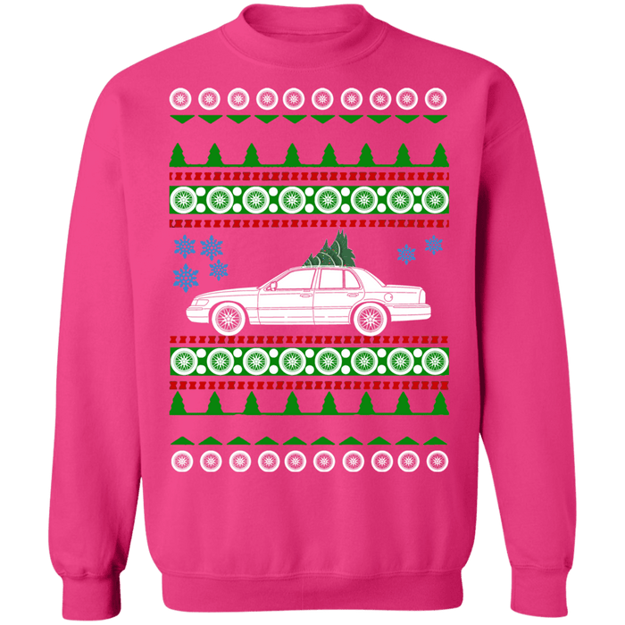 Mercury Marauder Ugly Christmas Sweater 2003