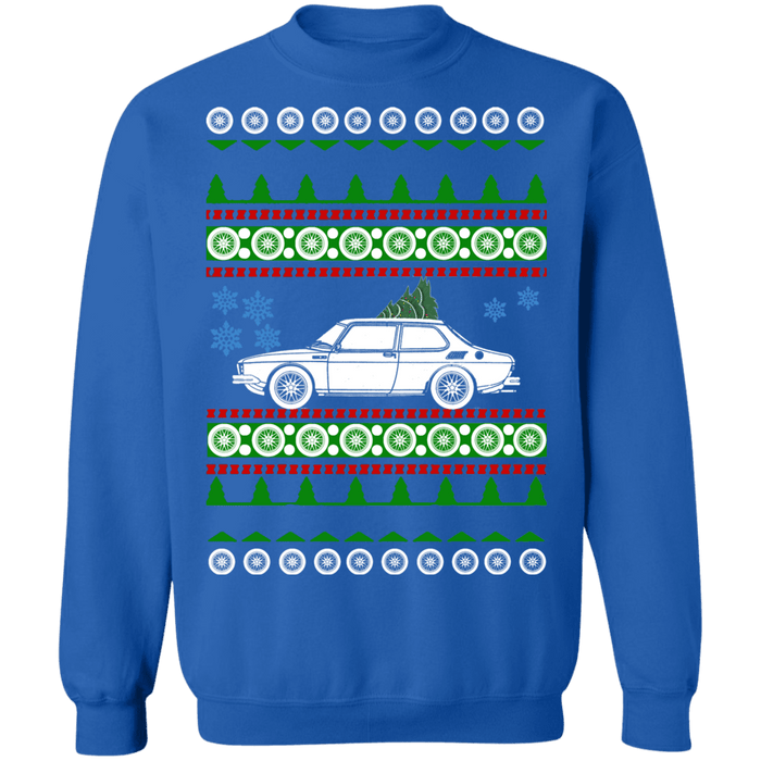 1973 Saab 99 ugly christmas sweater sweatshirt