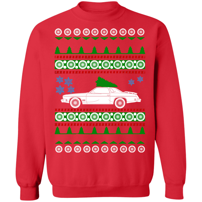 Oldsmobile 1984 Cutlass Supreme Ugly Christmas Sweater Sweatshirt sweatshirt