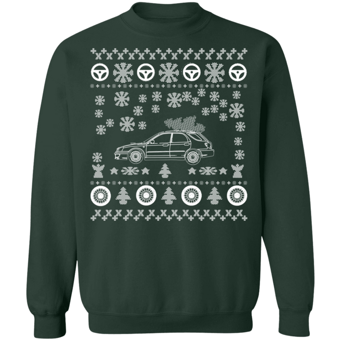 Japanese Car WRX wagon ugly christmas sweater new style