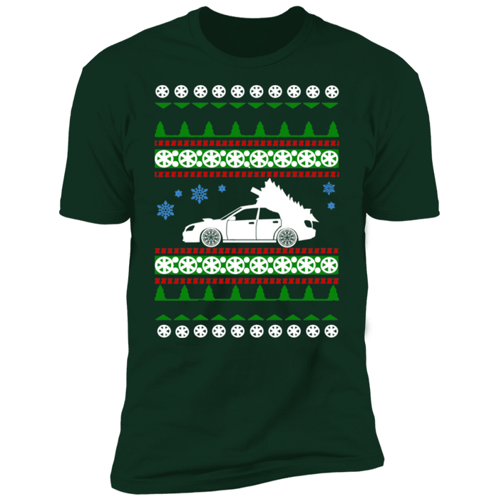 Japanese Car WRX STI Blobeye Ugly Christmas "Sweater" T-shirt