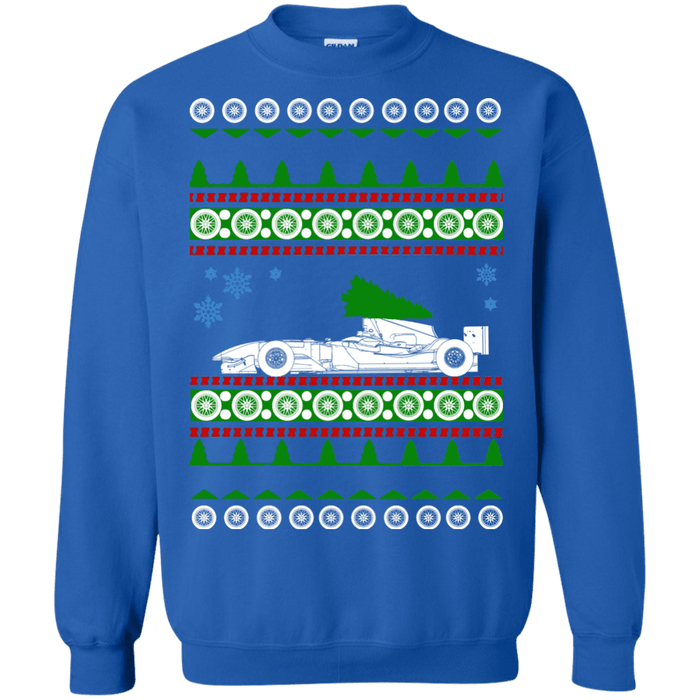 F1 Formula 1 race car ugly christmas sweater sweatshirt