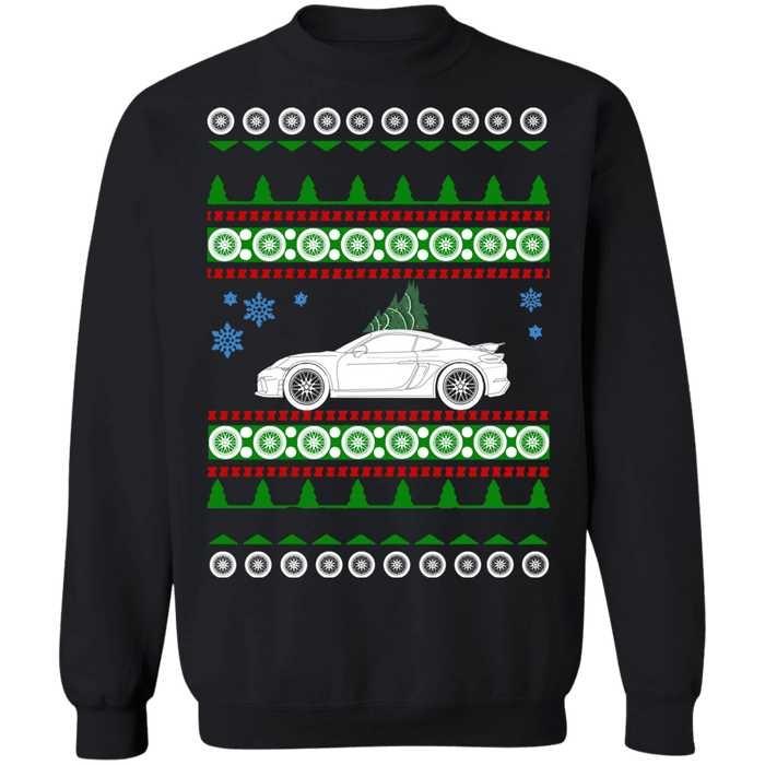 German Car like Porsche 718 Cayman  ugly Christmas Sweater Sweatshirt sweatshirt