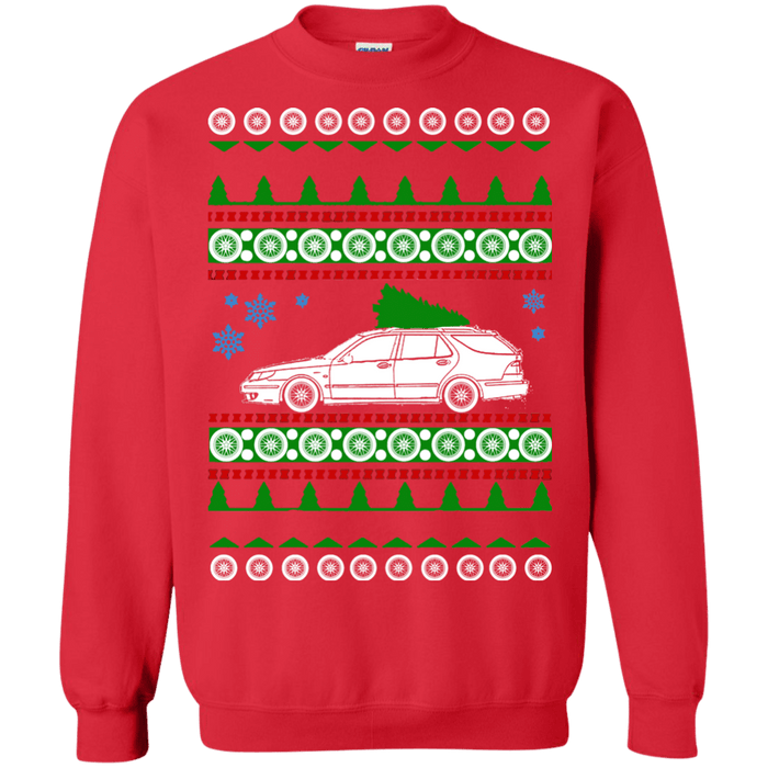 Saab 9-5 Wagon Aero Ugly Christmas Sweater sweatshirt