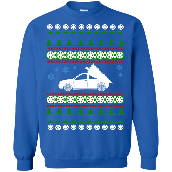 german car car like a mk3 Golf GTI Ugly Christmas Sweater sweatshirt