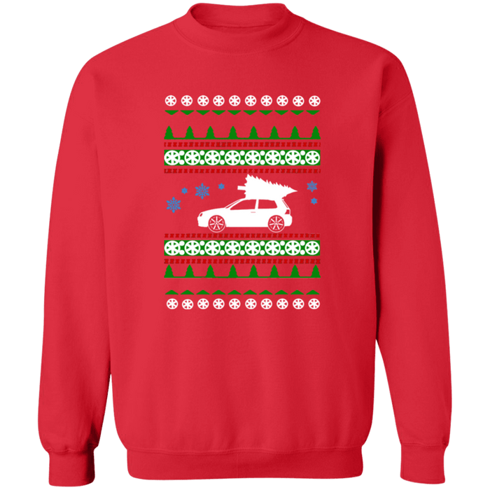 German Car like a mk4 R32 Ugly Christmas Sweater Sweatshirt