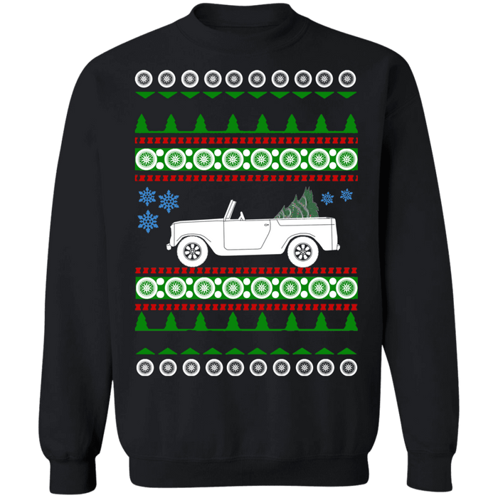 1962 International harvester scout 80 ugly christmas sweater